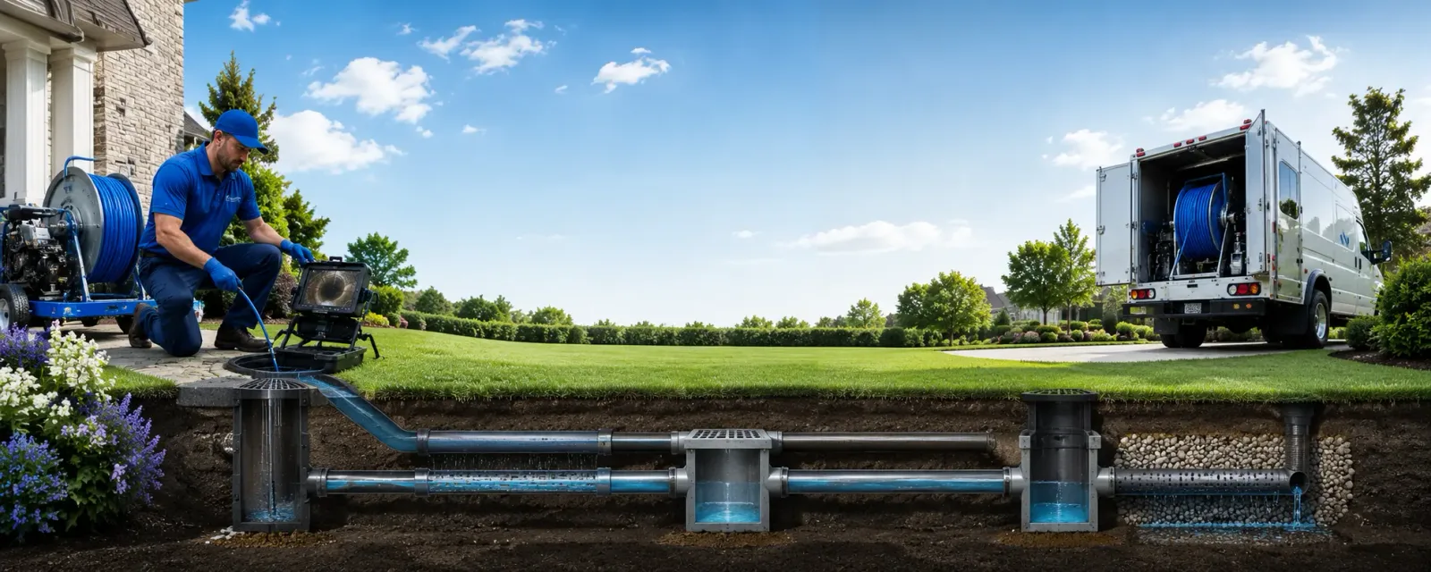 Outdoor drain cleaning information for East Quogue, NY